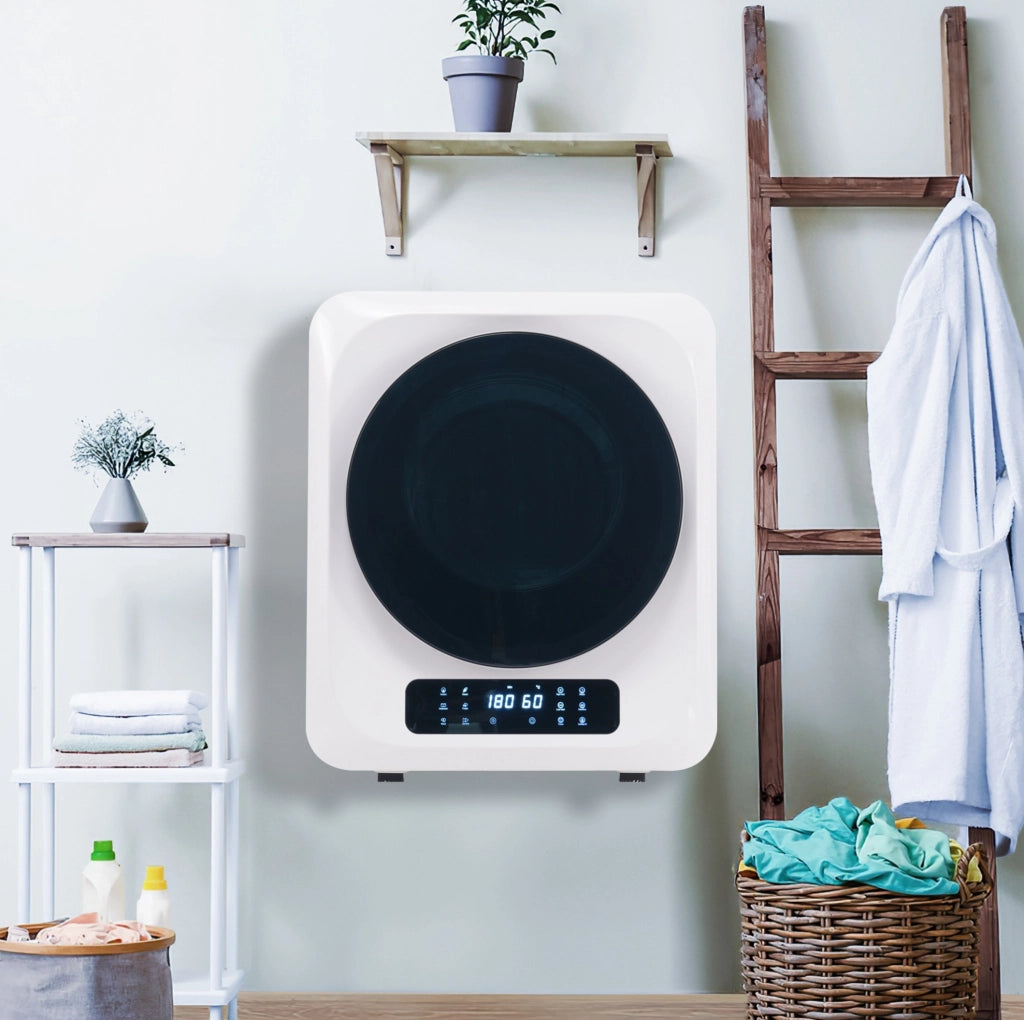 Asciugatrice 3 kg, capacitÃ  effettiva 4 kg, 850 W con 6 programmi bianca