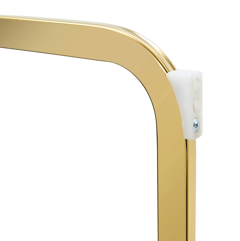 Set tavolo rotondo Ø 60 cm con 2 sedie da pranzo nere e oro HOMVRA
