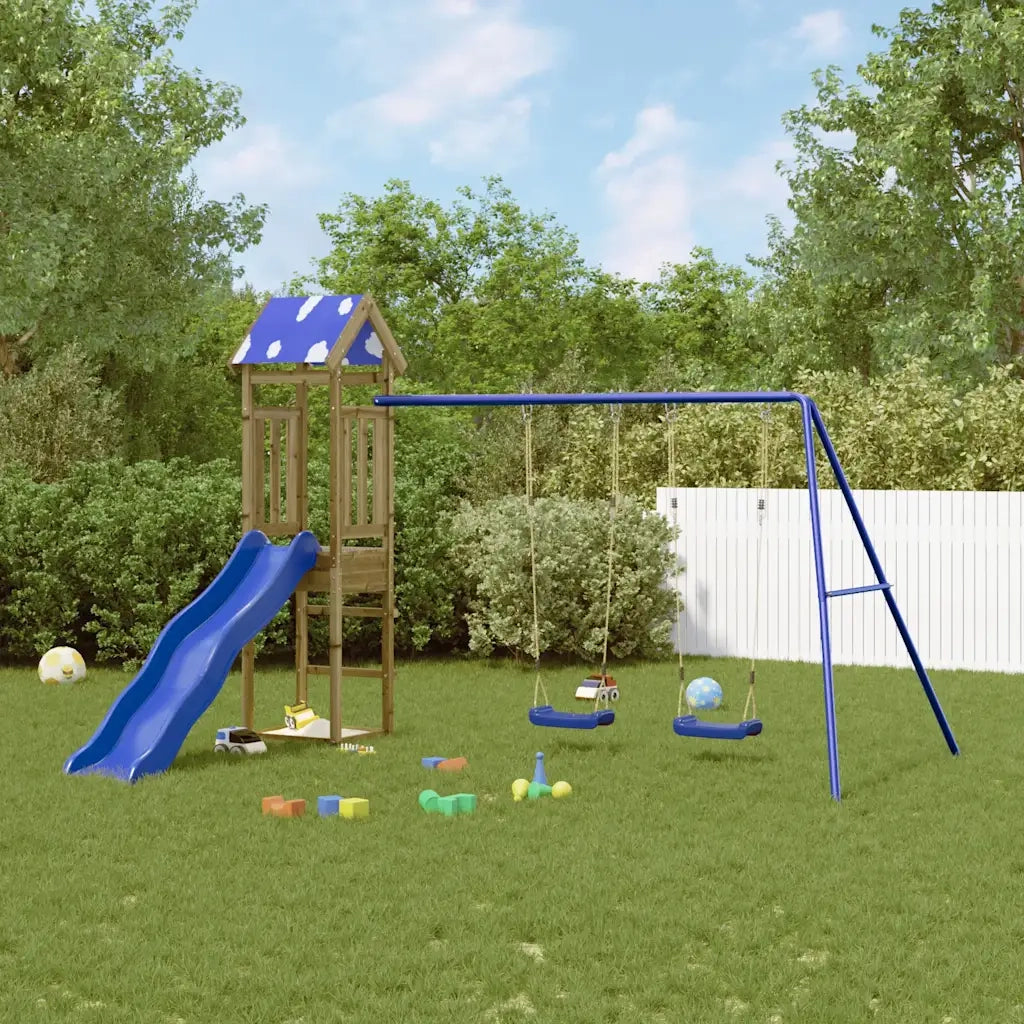 Set da Gioco da Esterno in Legno di Pino Impregnato 3278958