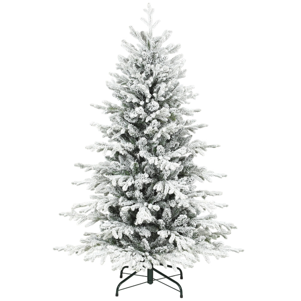 Albero di Natale Artificiale 150cm con Neve ¨C Minimal ¨C 1162 Rami Grigio