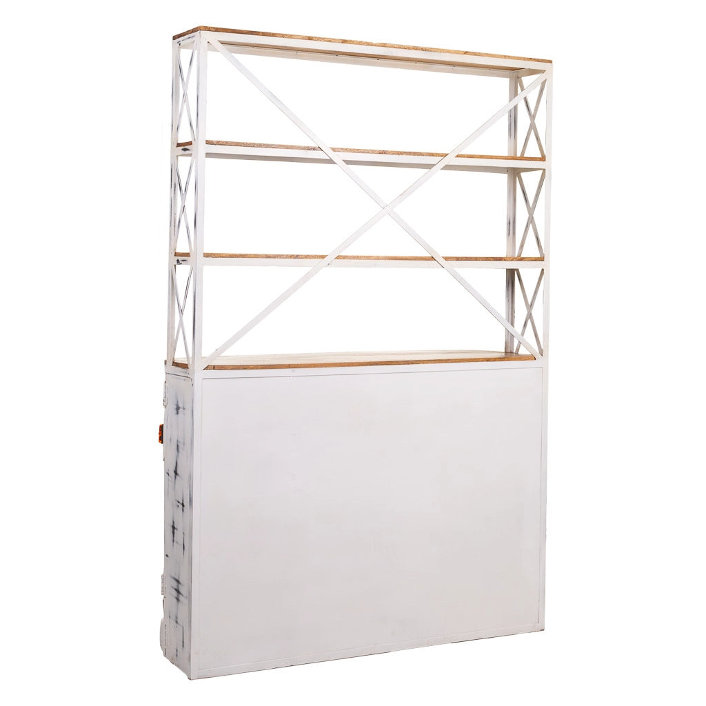 Ripiano per auto laccato bianco 160x66x236h