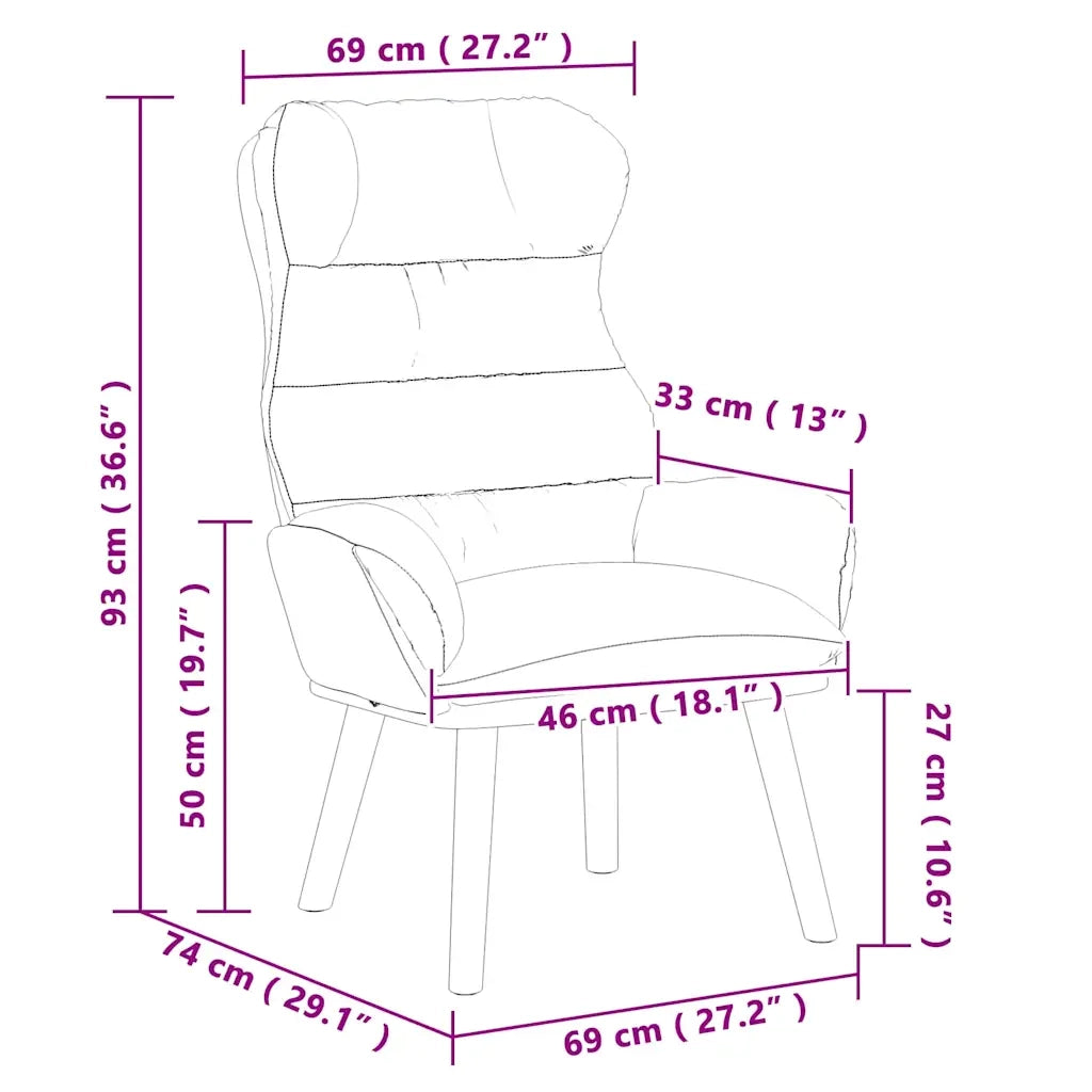 poltrona Verde chiaro 69 x 74 x 93 cm Velluto 42001890