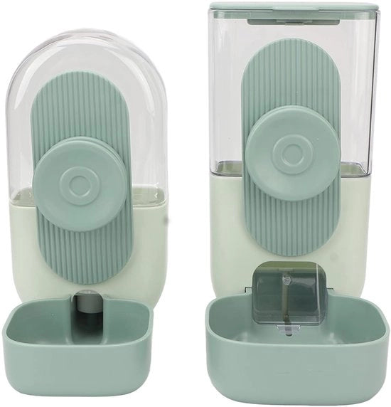 Dispensatore di acqua per animali da compagnia - Sospeso - Automatico - Dispensatore di acqua per cani - Materiale plastico - Idoneo per la igiene - Facile da pulire - Mangiatoio per animali da compagnia