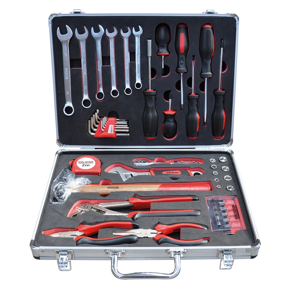 1pz cassetta utensili manuali cm 38 x 7,5 x h 27 - 26 pz totali cod:ferx.5059220nlm