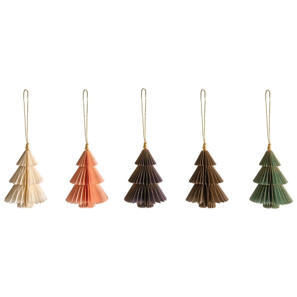 Set di 20 decorazioni di Natale multicolori in carta a nido d'ape Ornamenti da appendere Decorazioni 3D per Natale