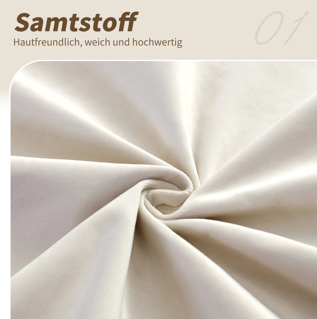 LETTO Contenitore per bambini 90x200 cm in velluto beige con rete a doghe