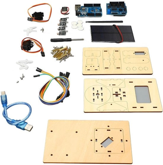 Kit di Tracciamento Solare Educativo - Kit di Tracciamento Solare per DIY - Kit Elettronico - Regalo per Bambini - Incluso Pannello Solare - Kit di Energia Solare