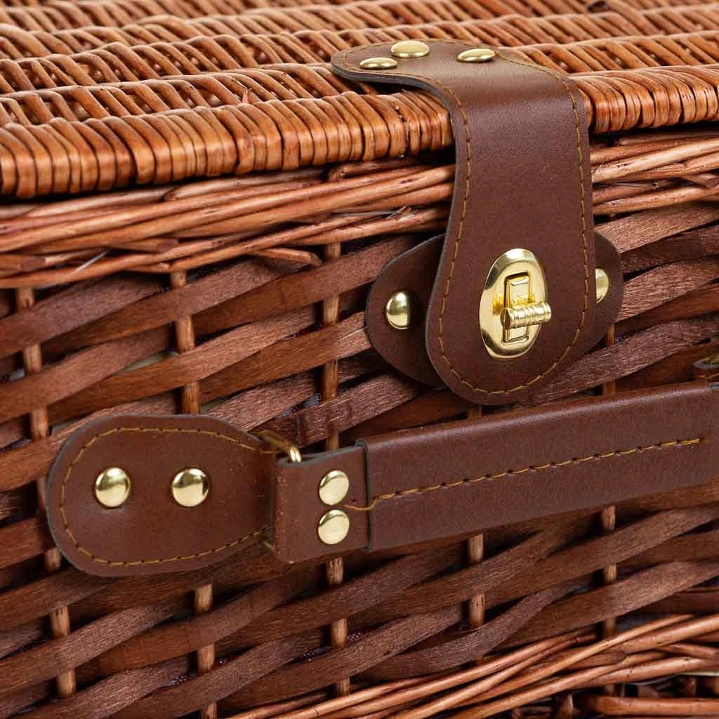 Cesto pic-nic marrone 38x26x19h