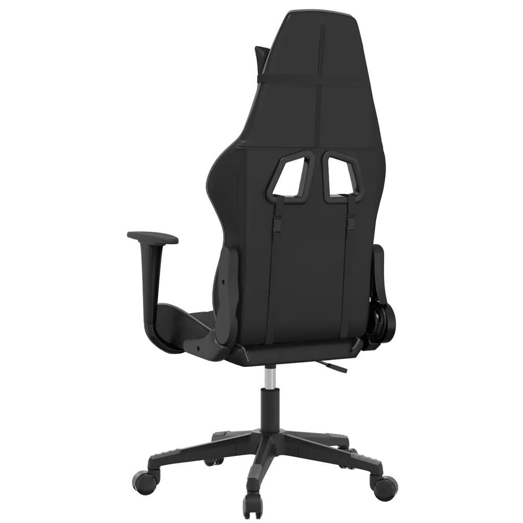 Sedia da Gaming Nera e Grigia in Similpelle 3143757