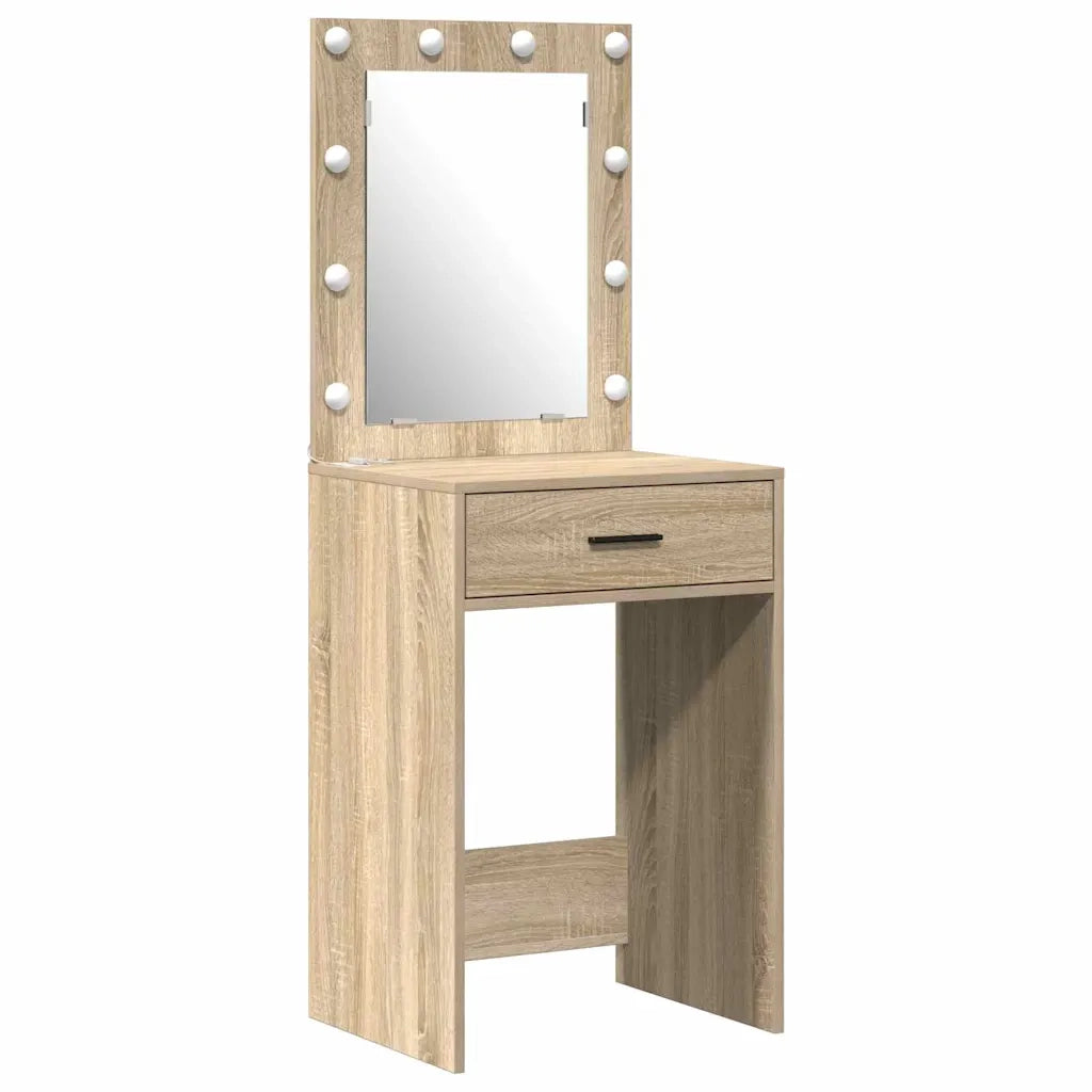 Tavolo da Trucco con cassetto 2 pcs Marrone 50 x 41 x 135 cm 3334238