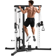 Stazione Fitness Multifunzione ¨C Xylo ¨C Acciaio Nero 170x139x200 cm