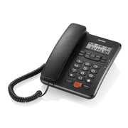 BRONDI OFFICE DESK (NERO) - TELEFONO CORDED - TASTI GRANDI - VIVAVOCE - DISPLAY