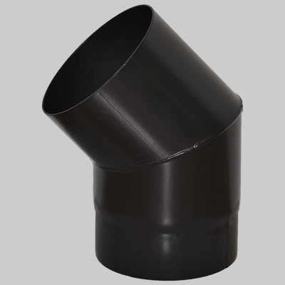 CURVA APERTA NERO OPACO  45  °  EE ? 120     MADE IN ITALY