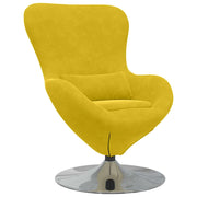 Poltrona | Sedia Relax uovo Giallo Velluto