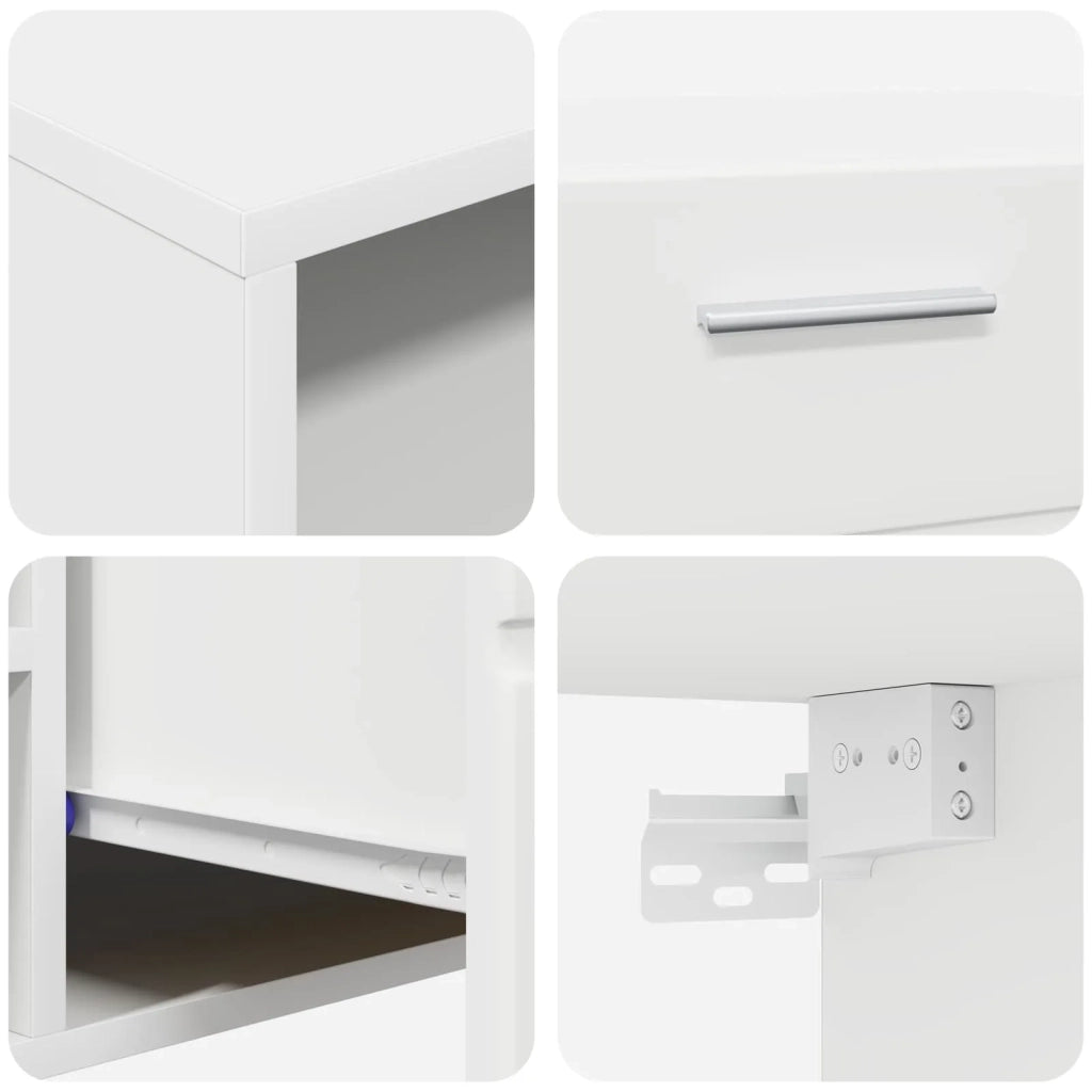Armadio in Legno Bianco 150 x 39 x 30 cm Legno multistrato CFW3985884