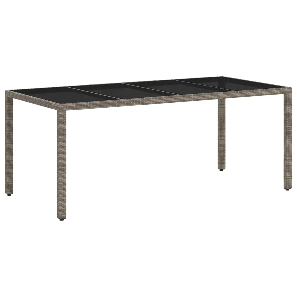 Set da pranzo per esterni 9 pz Grigio chiaro e grigio scuro 3422331