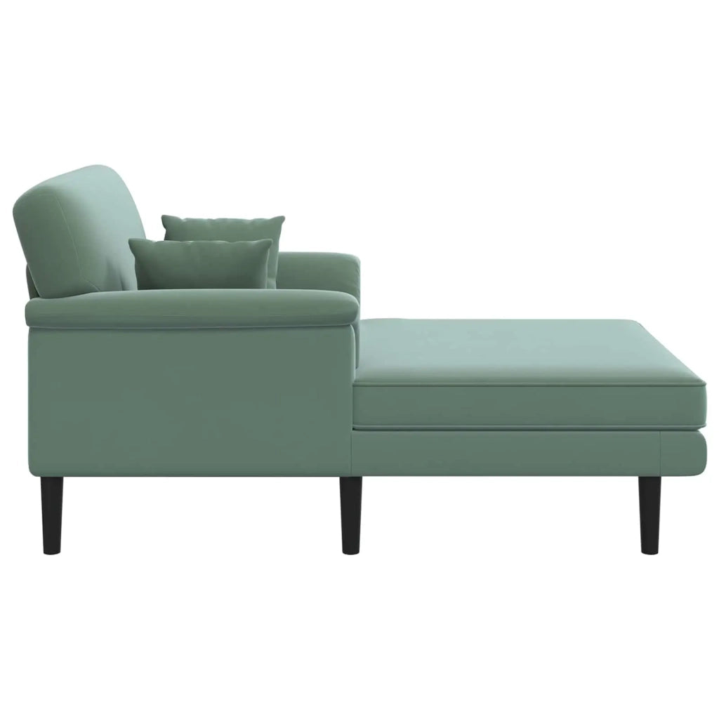 Chaise longue Verde Mare Velluto 42048051