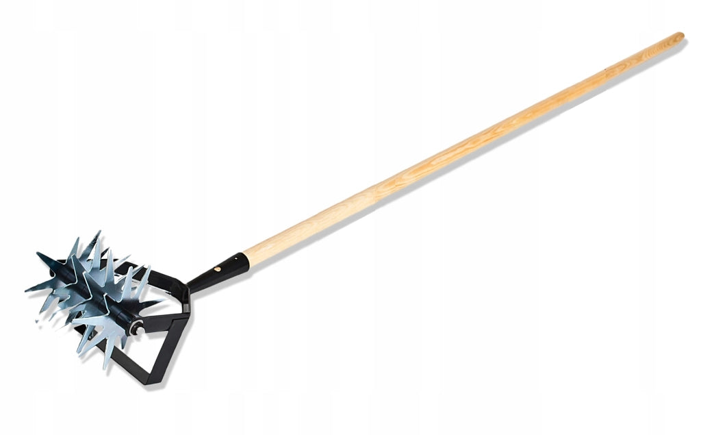 Coltivatore KADAX, allentatore di terreno, diserbante manuale rotativo, potente con taglierino inferiore