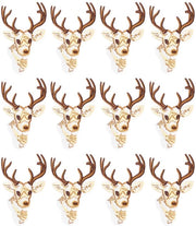 Pannelli applicabili 12 pezzi - Stickers per tessuto - Kit di applicazione DIY - Decorazione per abbigliamento - Riparazione - Materiale ecosostenibile - Pannelli di applicazione