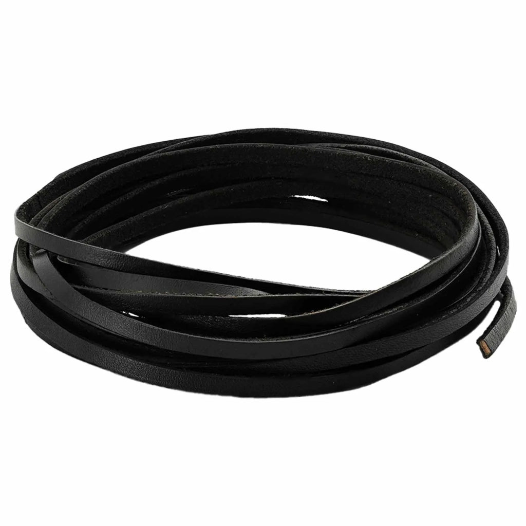 Cinturino in pelle Nero 200 x 0,3 cm Pelle 42034127