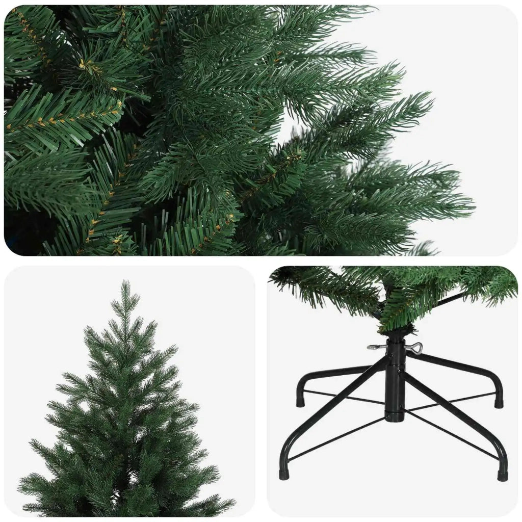 Albero di Natale Artificiale con Rami Pieghevoli 180 cm 42055489