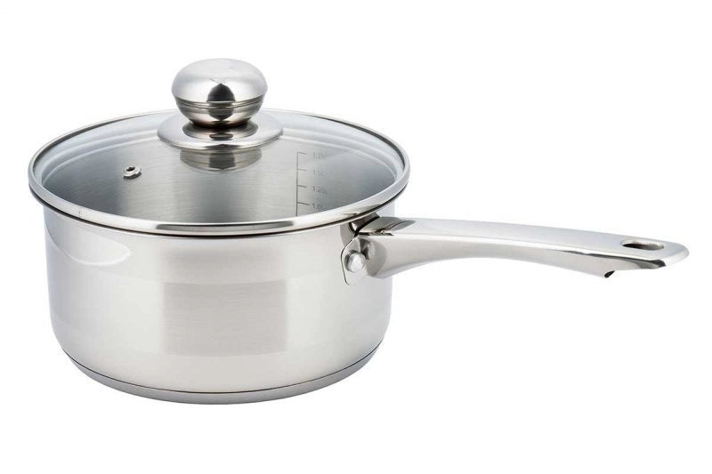 Kinghoff KH-4324 Pentola moderna in acciaio inossidabile con coperchio da 18 cm