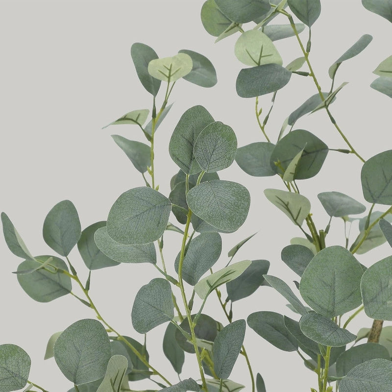 Eucalipto Artificiale 180 cm Pianta Finta Decorativa in Vaso per Casa e Ufficio