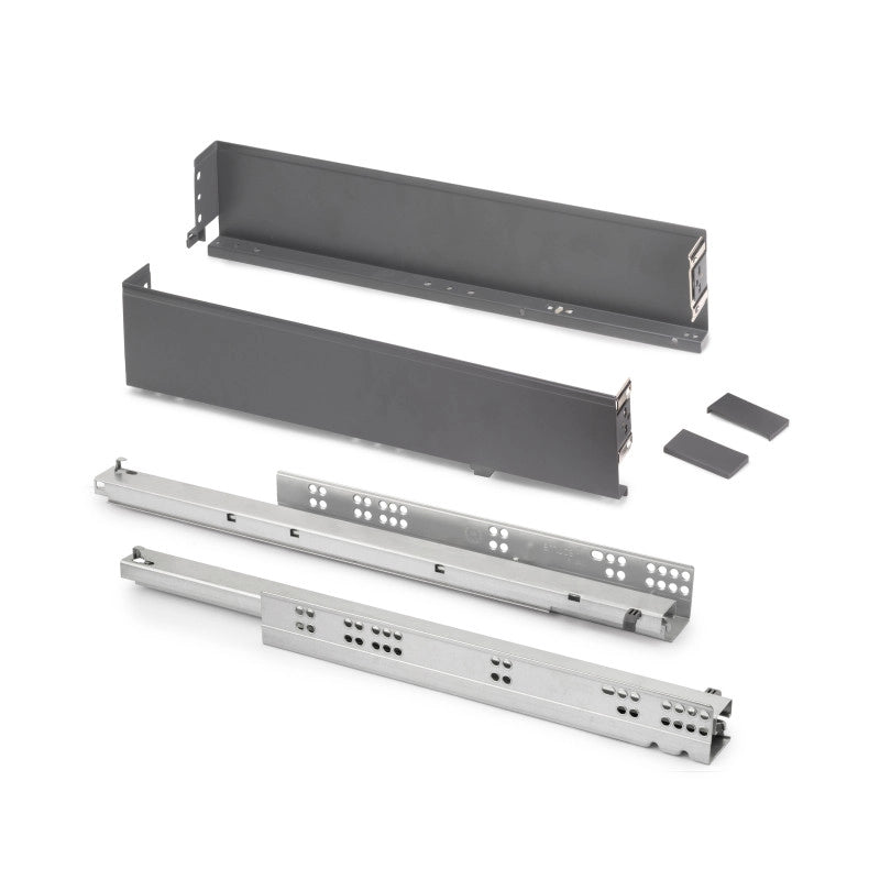 Cassetto esterno Simplex 25 kg, altezza 122 mm, profondità 440 mm, Acciaio, Verniciato bianco