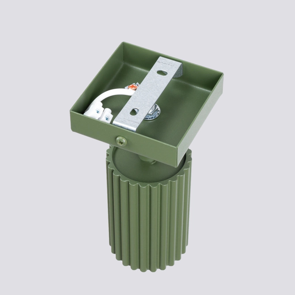 Lampada da parete KARBON verde oliva