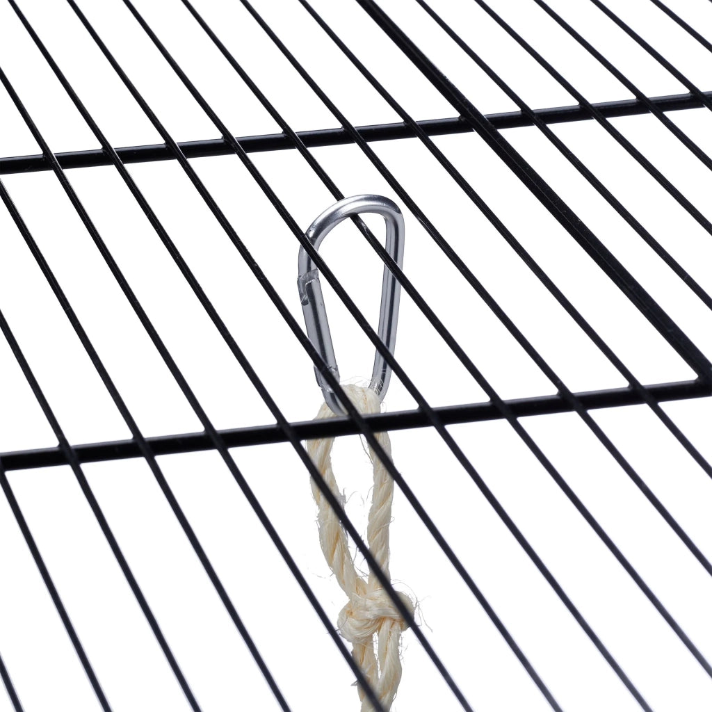 Set di 2 altalene per uccelli divertenti e intrattenenti in erba marina naturale beige 13_0014343