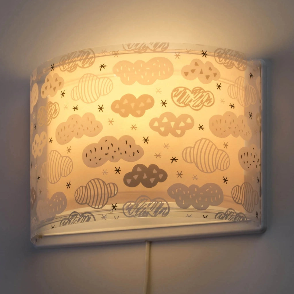 LÚZETE - LAMPADA DA PARETE NUVOLE ROSA