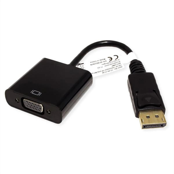 VALUE CAVO ADATTATORE DP - VGA, M/F