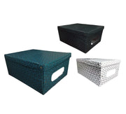 KIT SET 3 PZ MAURY'S SCATOLA  GOLF IN PVC 48 X 36 X 19  IN COLORAZIONE ASSORTITA