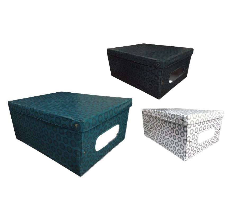 KIT SET 3 PZ MAURY'S SCATOLA  GOLF IN PVC 48 X 36 X 19  IN COLORAZIONE ASSORTITA