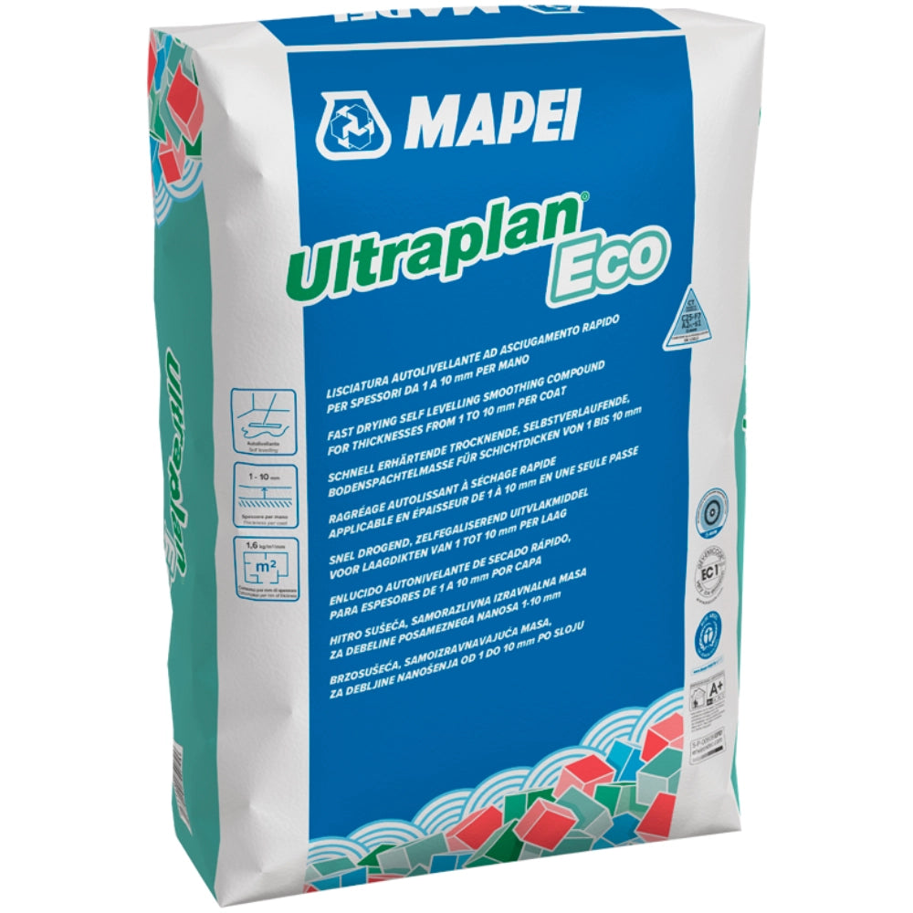 Lisciatura autolivellante per interni mapei ultraplan eco 23 kg
