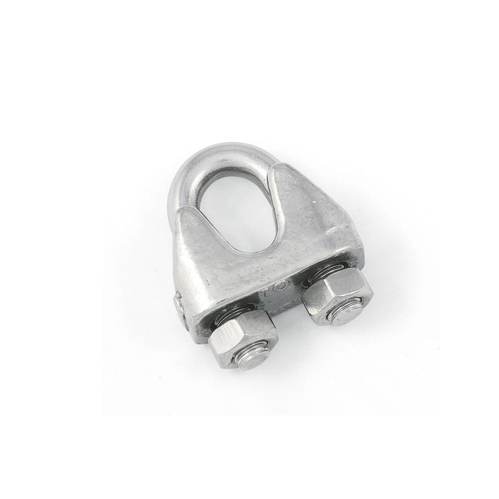 Morsetto per funi Ã˜ 3 mm. in acciaio Inox A2 - AISI 304 2 pz.