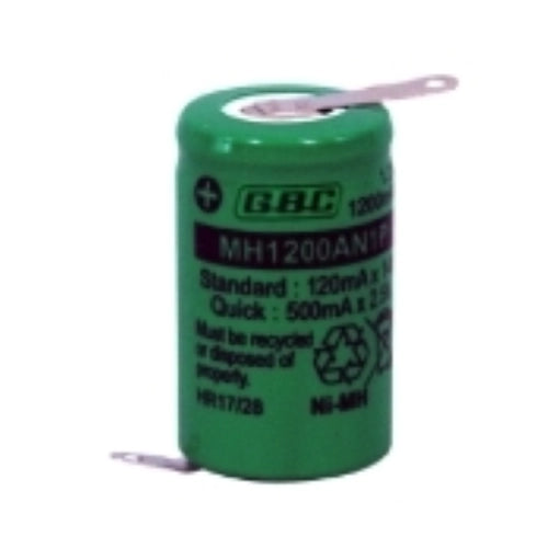 MH1200AN1P - BATTERIA RICARICABILE NI-MH 2/3AF 1200MAH GBC