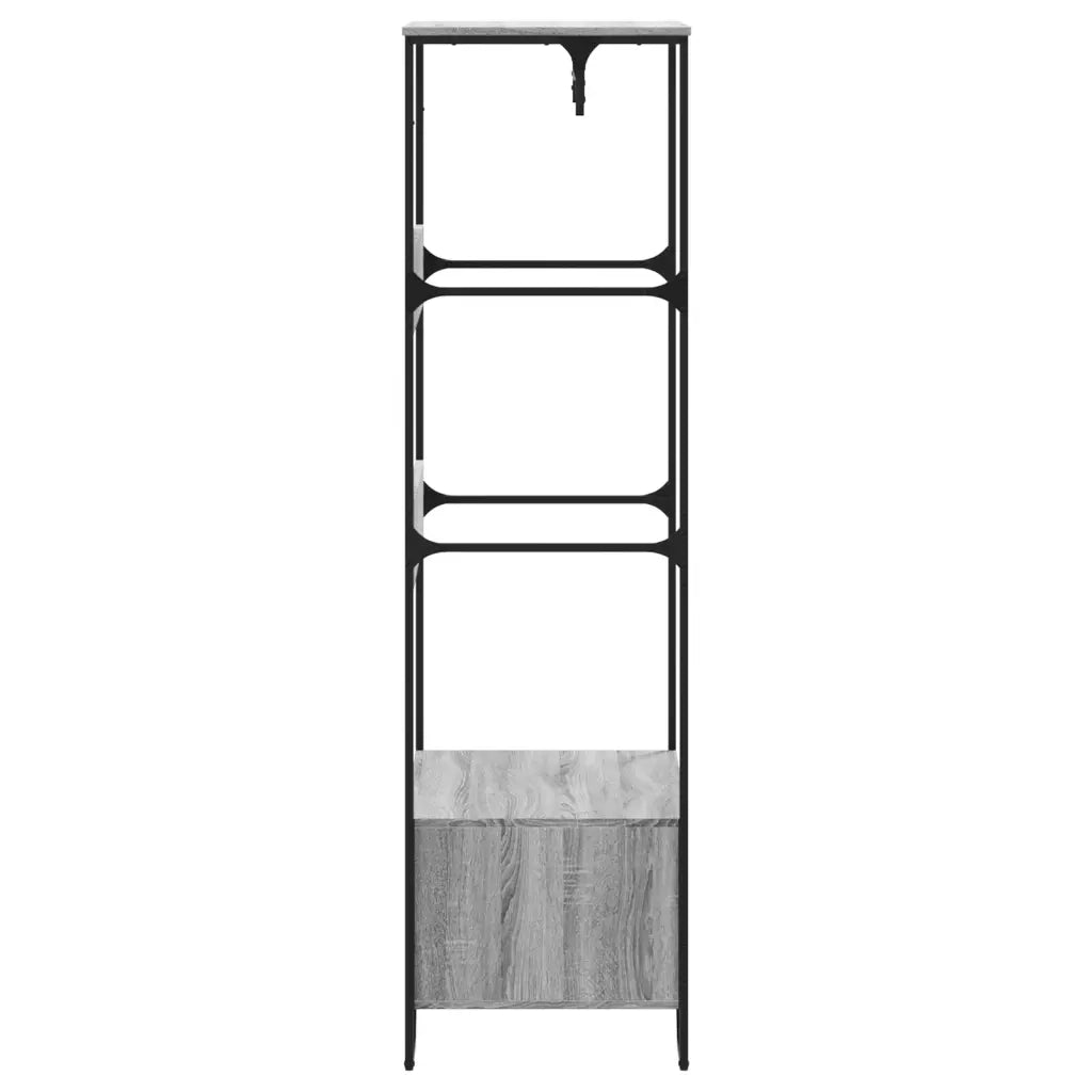 Armadio Grigio Sonoma 90x50x180 cm in Truciolato CFW2012294