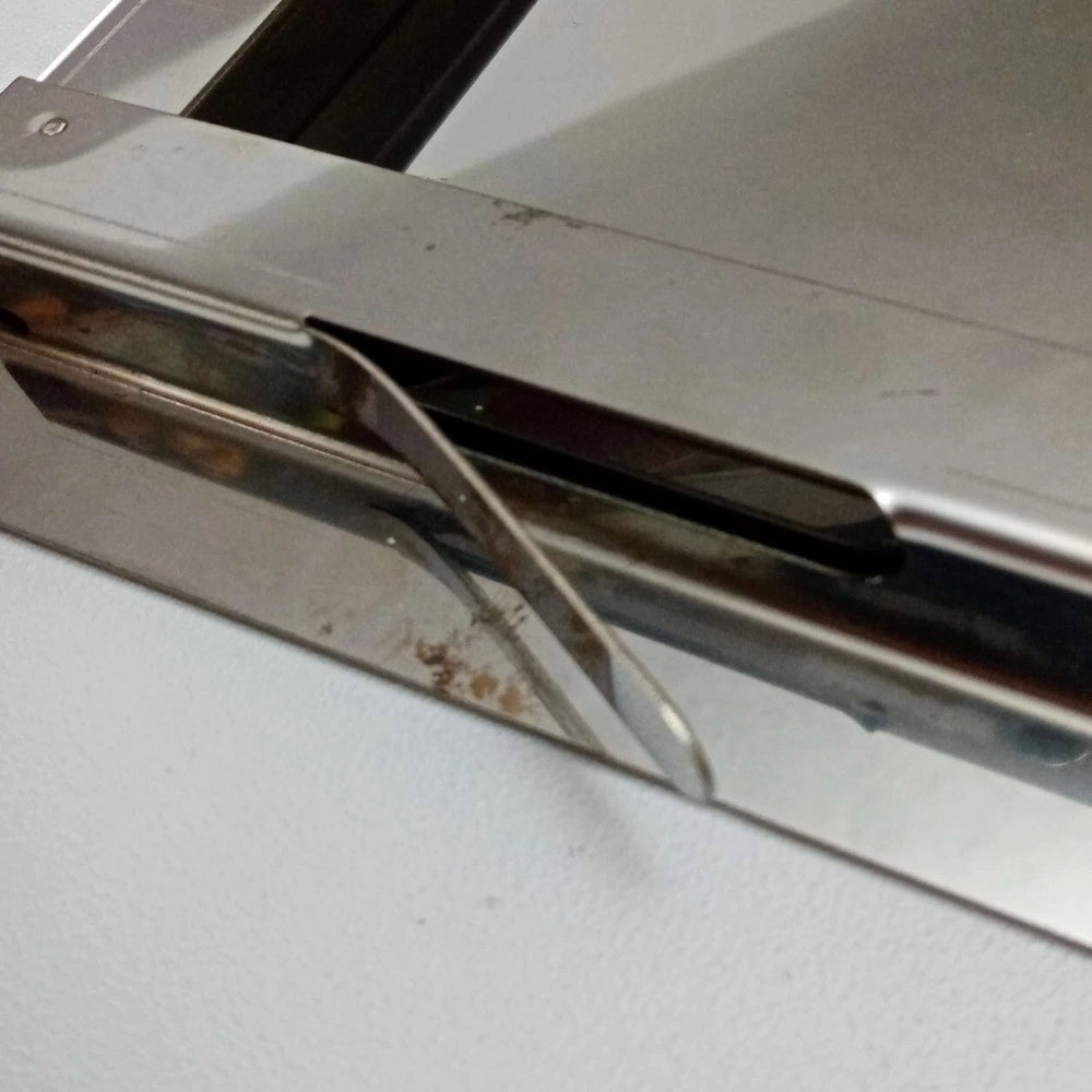 Sportello portello porta inox per chiusura nicchia contatore acqua, scegli se  lc 60 x hc 60 cm ( ln 56 x hn 56 cm )