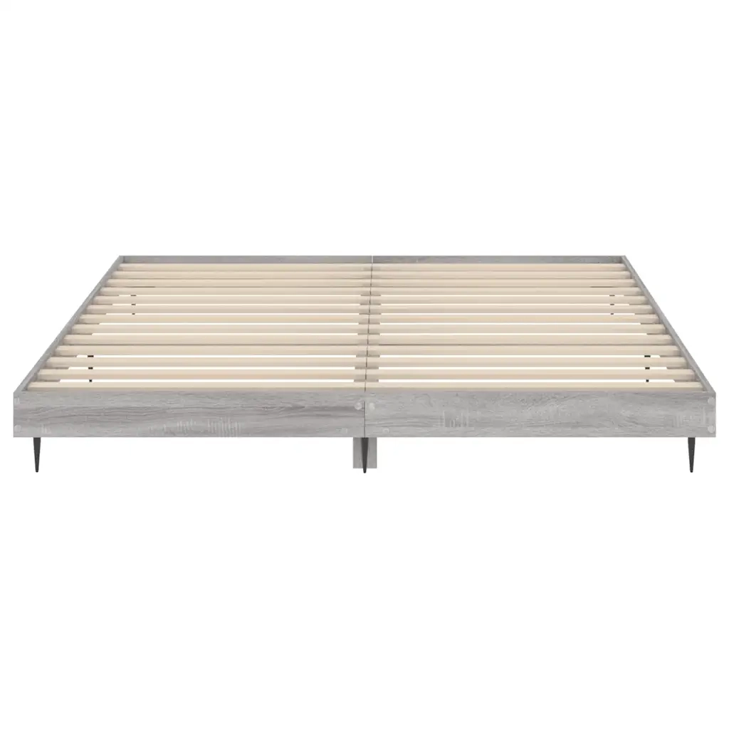 Giroletto-Struttura Letto Grigio Sonoma 120x200 cm in Legno Multistrato 466752