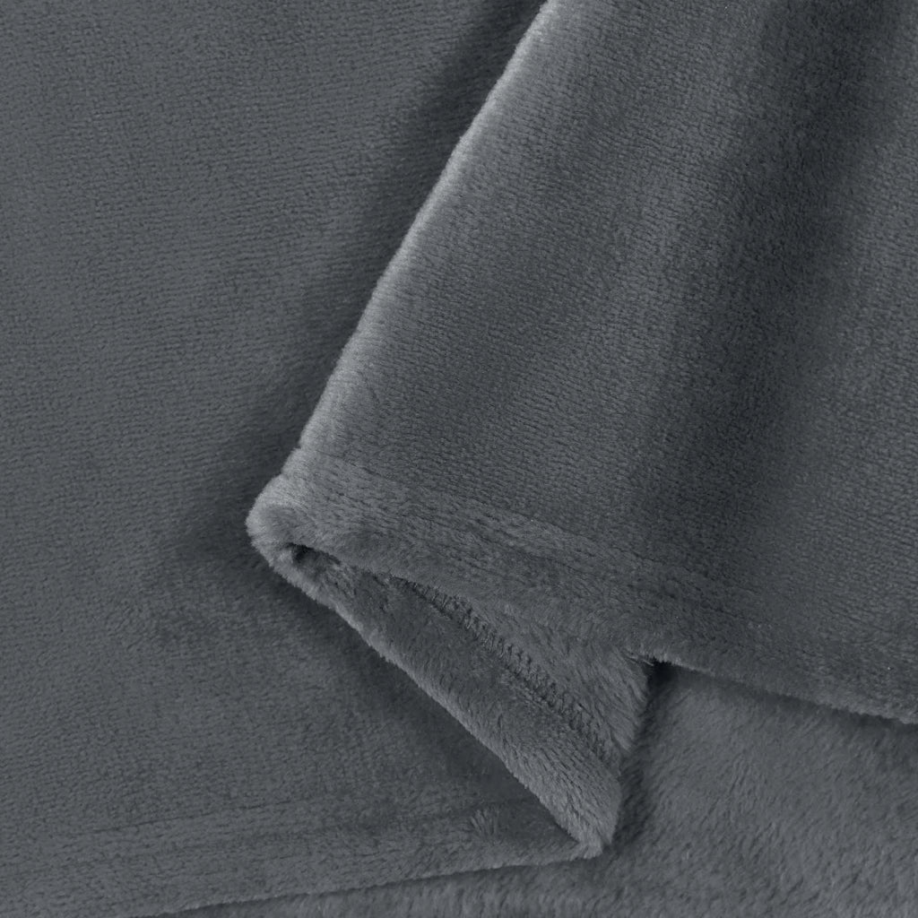 Coperta Grigio scuro 130 x 150 cm Panno