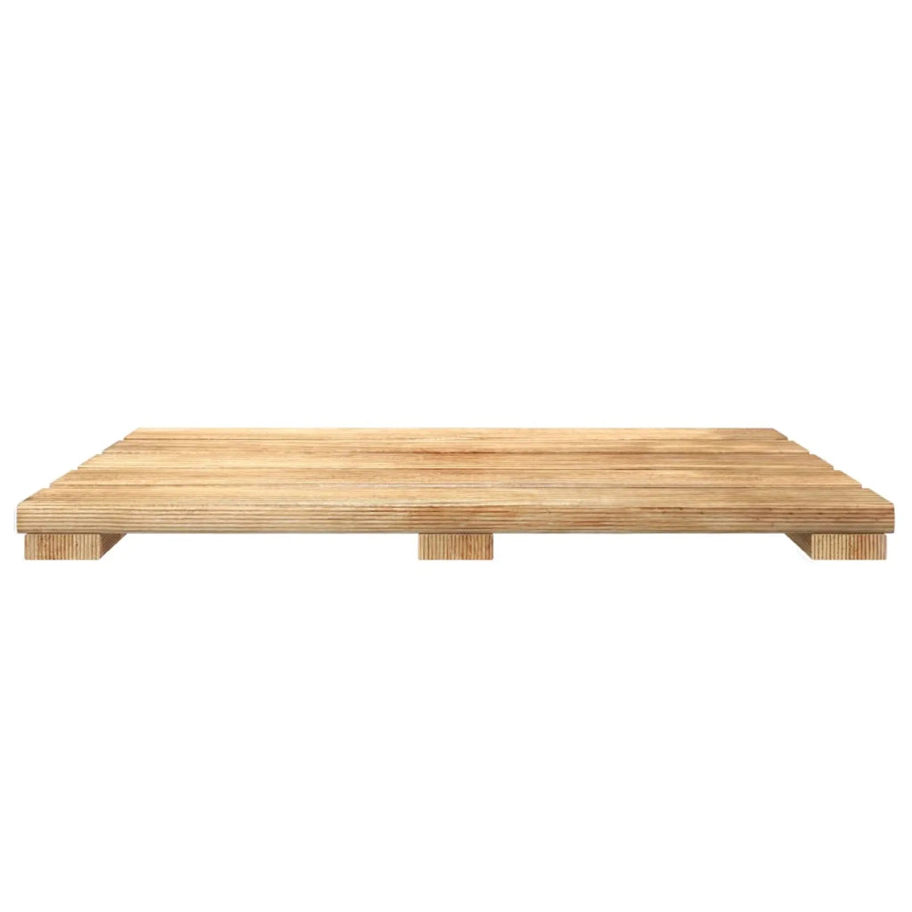 Piastrella per Decking 6 pcs Marrone 50 x 50 cm 42046710