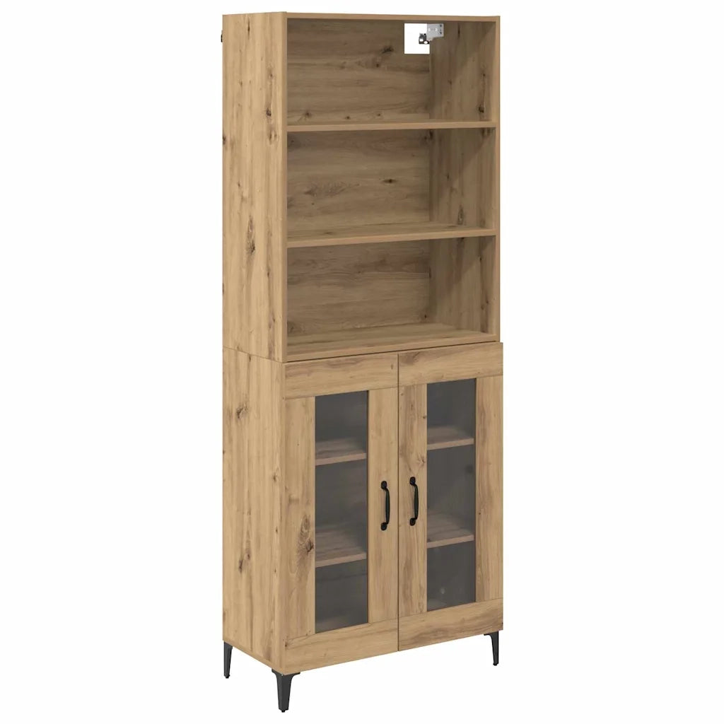 Credenza | Madia | Buffet da pranzo | Armadio da pranzo Rovere artigianale 69,5 x 34 x 180 cm