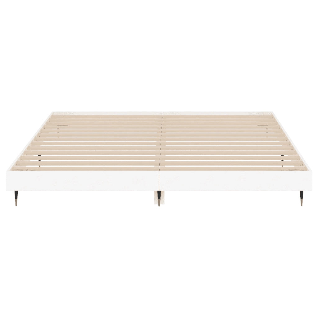 Giroletto-Struttura Letto Bianco 120x200 cm in Legno Multistrato 391856