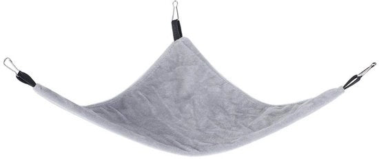 Sostegno per piccoli animali domestici - Sostegno a triangolo - Materiale in canapa - Facile da installare - Resistente alle abrasioni - Dimensioni 40x19x1 cm - Sostegno per animali
