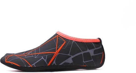 Acquascale watersciiature per bambini con suola aperta - Idonee per crociera, nuoto, spiaggia, piscina, yoga, surf - Disegno con motivi di corallo - Dimensione XL