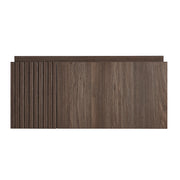 Mobile bagno sospeso 76 cm, legno compensato preassemblato, finitura legno espresso. Escluso lavabo, rubinetto e accessori scarico