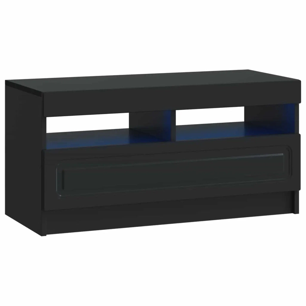 Mobile TV LED Nero Legno ingegnerizzato 897876
