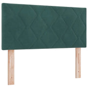 Testiera | Testata LED Verde Scuro 90 cm Velluto