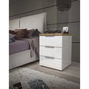 Comodino 3 cassetti IDEA made in Italy